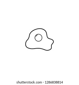 Fried Egg Vector Icon
