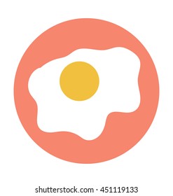 Fried Egg Vector Icon