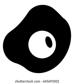 Fried Egg Vector Icon