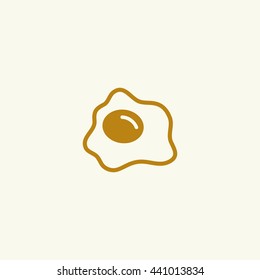 Fried eggs icon.