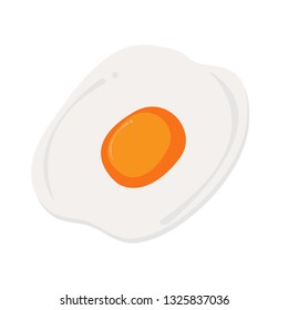 Fried eggs are not cooked.