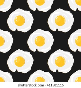 Fried eggs pattern colorful