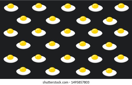 Fried eggs pattern scramble eggs texture