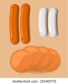Fried Eggs and Sausages