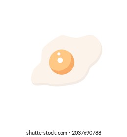 Fried eggs vector illustration.Isolated on a white background.Packaging, menu, print on fabric.