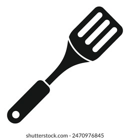 Fried element spatula icon simple vector. Object domestic. Cooking food