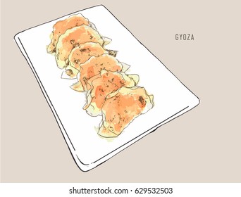 Fried Gyoza