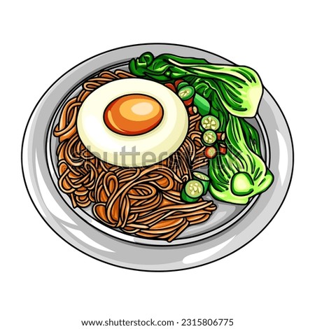 FRIED Noodles WITH LOTS OF TOPPING