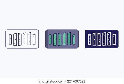 Fried Nopal icon vector illustration