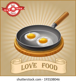 Fried in a Pan Icon