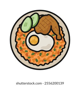 Fried Rice Vector Illustration - 02