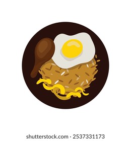 Fried Rice Vector Illustration - 09