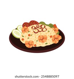 Fried Rice Vector Illustration - 12