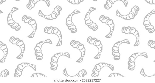 fried shrimp pattern. tempura fried shrimp seamless pattern. crispy shrimp tempura pattern background. Shrimp Pattern Background.