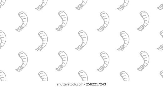 fried shrimp pattern. tempura fried shrimp seamless pattern. crispy shrimp tempura pattern background. Shrimp Pattern Background.