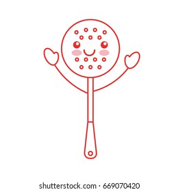 fried spoon kawaii character