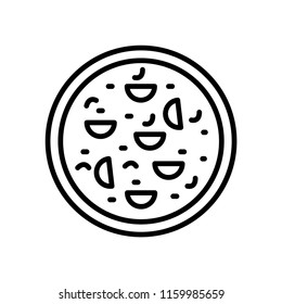 Fried tofu curd balls icon vector isolated on white background, Fried tofu curd balls transparent sign
