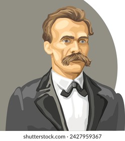 Friedrich Nietzsche, German  philosopher, cultural critic, poet and composer. Aesthetics, Ethics, Metaphysics, Nihilism. 19th century philosophy, Western philosophy