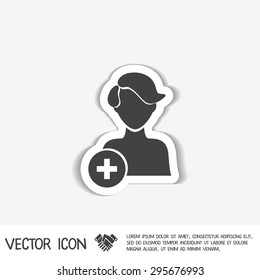 Friend avatar icon. man avatar