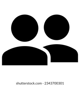 diseño de icono de amigo, vector, mejor utilizado para la interfaz