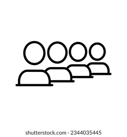 plantillas de diseño de vectores de iconos de amigos 