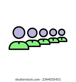 plantillas de diseño de vectores de iconos de amigos 