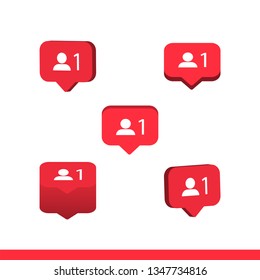 Friend isometric icon set in flat vector isolated on white background
