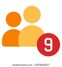 Friend Request icon Illustration for web, app, infographic