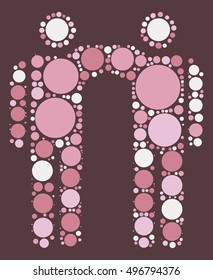 friend shape vector design by color point
