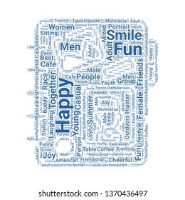 friend word cloud. tag cloud about friend