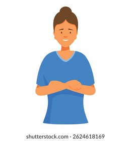 Friendly and approachable female doctor is smiling with her arms folded, conveying confidence and professionalism