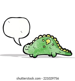 friendly cartoon dinosaur