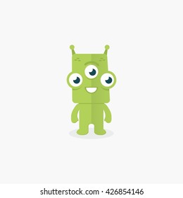 The friendly character . Suitable for sites . It is also possible to use as a logo .