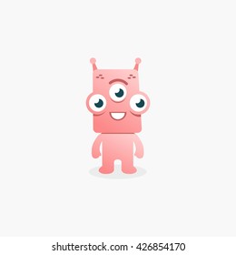 The friendly character . Suitable for sites . It is also possible to use as a logo .
