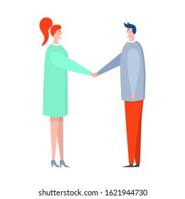 Friendly communication between two people