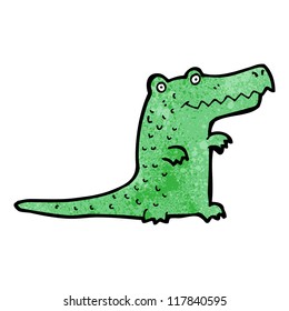 freundlicher Krokodil-Cartoon