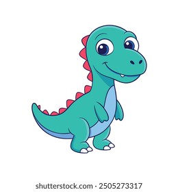 Friendly dinosaur cartoon clipart vector illustrations, perfect for kids' designs and decor.