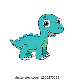 Friendly dinosaur cartoon clipart vector illustrations, perfect for kids' designs and decor.