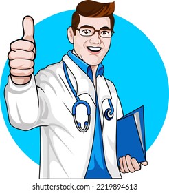 Friendly doctor and always smiling