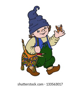 friendly dwarf who likes to draw