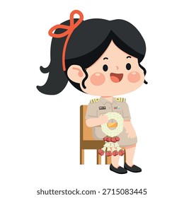 Una educadora amigable presentada con decoración floral que expresa aprecio, tradición, celebración, amabilidad, valores de aprendizaje y momentos positivos en el aula