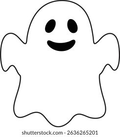Friendly Ghost for Halloween Decor