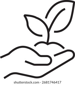 Icono de eco amigable que la gente firma 