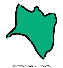 Friendly hand-drawn Nakhchivan vector for guides and presentations.