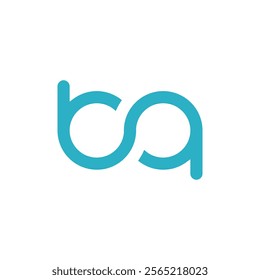 A friendly logo featuring the letters "B" and "Q" intertwined in unique style. conveys approachability, connection, and a community, suitable for business in education, social media, or entertainment