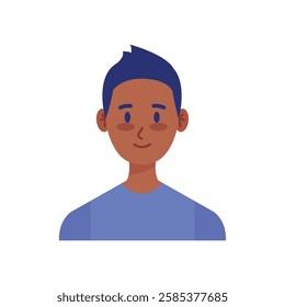 Friendly Man Character Vector Illustration