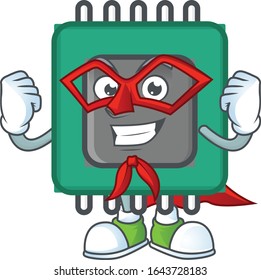 A friendly picture of RAM dressed as a Super hero