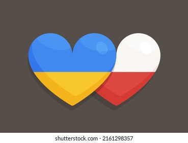 Friendly relations between Poland and Ukraine. 