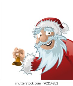 Friendly santa claus, illustration