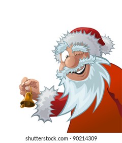 Friendly santa claus, illustration